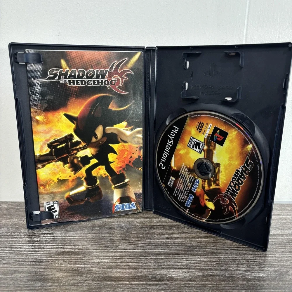 Shadow The Hedgehog Sony PlayStation 2 PS2 Game CIB SEGA E10+ NTSC 2005 Action